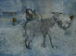 Animal farm, monotype, 40x30, 2008